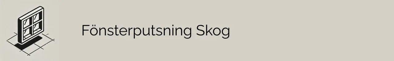 Fönsterputsning Skog