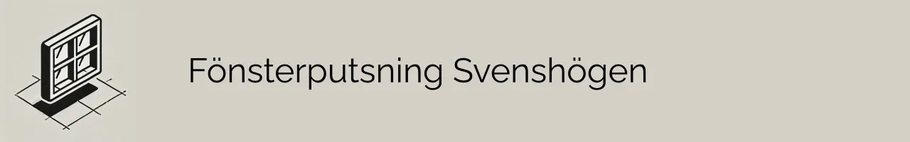 Fönsterputsning Svenshögen